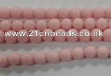 CTU1502 15.5 inches 6mm round synthetic turquoise beads