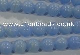 CTU1732 15.5 inches 6mm round synthetic turquoise beads