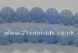 CTU1734 15.5 inches 10mm round synthetic turquoise beads