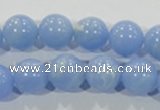 CTU1736 15.5 inches 14mm round synthetic turquoise beads