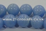 CTU1738 15.5 inches 18mm round synthetic turquoise beads