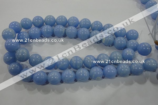 CTU1739 15.5 inches 20mm round synthetic turquoise beads
