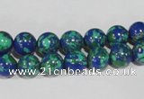 CTU1813 15.5 inches 8mm round synthetic turquoise beads