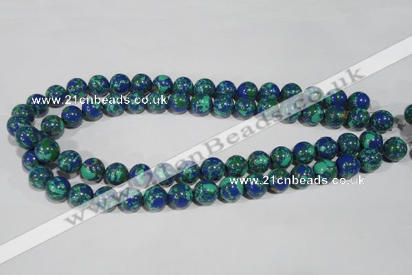 CTU1815 15.5 inches 12mm round synthetic turquoise beads