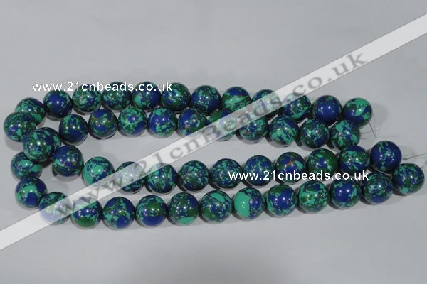 CTU1818 15.5 inches 18mm round synthetic turquoise beads