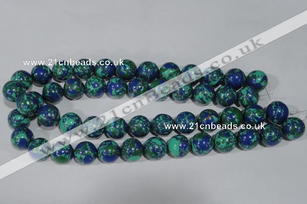 CTU1819 15.5 inches 20mm round synthetic turquoise beads