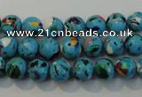 CTU2002 15.5 inches 8mm round synthetic turquoise beads
