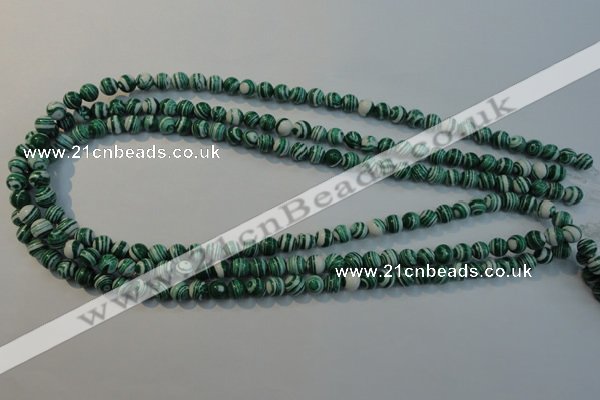 CTU2041 15.5 inches 6mm round synthetic turquoise beads