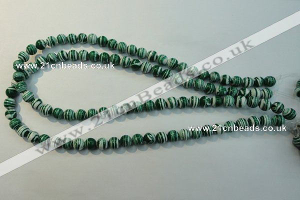 CTU2042 15.5 inches 8mm round synthetic turquoise beads