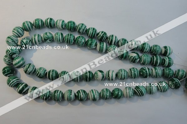 CTU2044 15.5 inches 12mm round synthetic turquoise beads