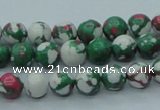 CTU224 16 inches 8mm round imitation turquoise beads wholesale