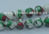 CTU225 16 inches 10mm round imitation turquoise beads wholesale