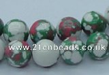 CTU226 16 inches 12mm round imitation turquoise beads wholesale