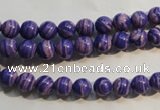 CTU2261 15.5 inches 6mm round synthetic turquoise beads