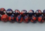 CTU230 16 inches 8mm round imitation turquoise beads wholesale