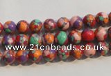 CTU2341 15.5 inches 6mm round synthetic turquoise beads