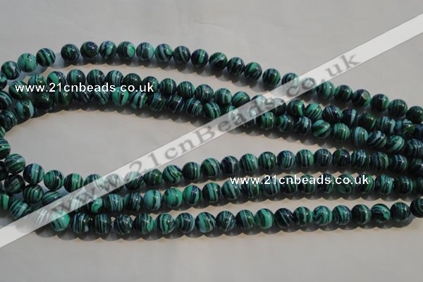 CTU2405 15.5 inches 10mm round synthetic turquoise beads