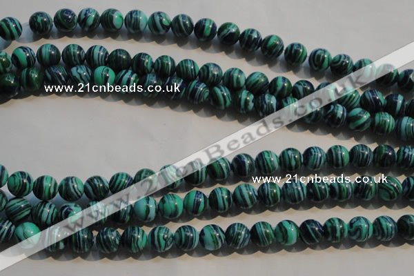 CTU2406 15.5 inches 12mm round synthetic turquoise beads