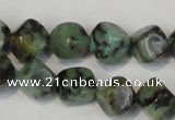 CTU2461 15.5 inches 6*6mm cube African turquoise beads wholesale