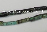 CTU2462 15.5 inches 3*10mm tube African turquoise beads wholesale