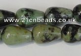 CTU2465 15.5 inches 7*10mm teardrop African turquoise beads wholesale