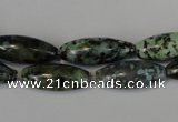 CTU2468 15.5 inches 8*20mm rice African turquoise beads wholesale