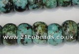 CTU2471 15.5 inches 10*14mm rondelle African turquoise beads wholesale
