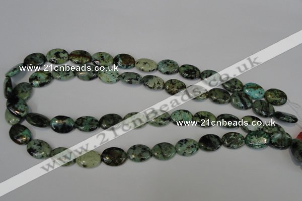 CTU2475 15.5 inches 12*16mm oval African turquoise beads wholesale