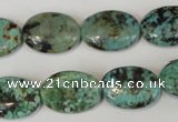 CTU2476 15.5 inches 13*18mm oval African turquoise beads wholesale