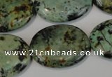 CTU2477 15.5 inches 22*30mm oval African turquoise beads wholesale