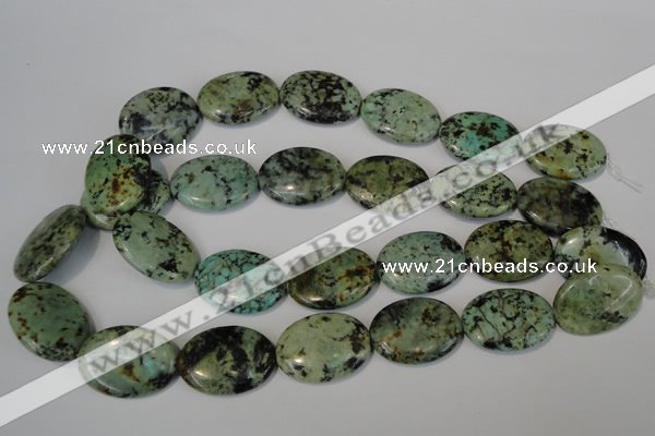 CTU2477 15.5 inches 22*30mm oval African turquoise beads wholesale