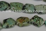 CTU2482 15.5 inches 12*16mm - 13*18mm freeform African turquoise beads