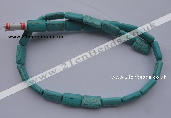 CTU25 15.5 inches 18*25mm rectangle blue turquoise beads Wholesale