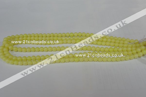 CTU2516 15.5 inches 6mm round synthetic turquoise beads