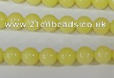 CTU2517 15.5 inches 8mm round synthetic turquoise beads