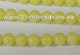 CTU2517 15.5 inches 8mm round synthetic turquoise beads