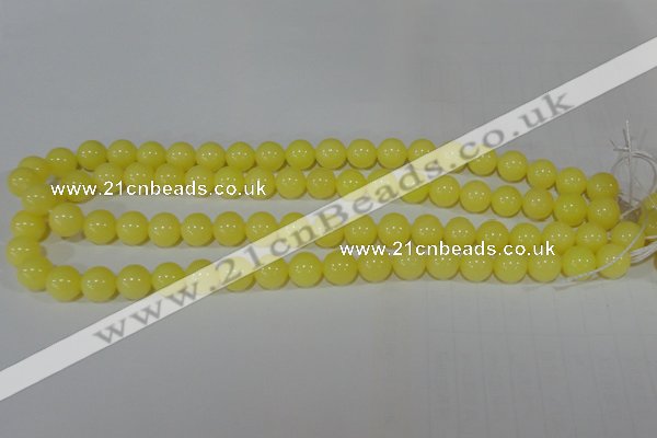 CTU2518 15.5 inches 10mm round synthetic turquoise beads