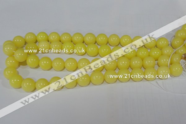 CTU2520 15.5 inches 14mm round synthetic turquoise beads