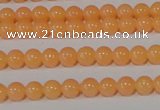 CTU2531 15.5 inches 4mm round synthetic turquoise beads