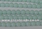 CTU2564 15.5 inches 6mm round synthetic turquoise beads