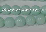 CTU2567 15.5 inches 12mm round synthetic turquoise beads