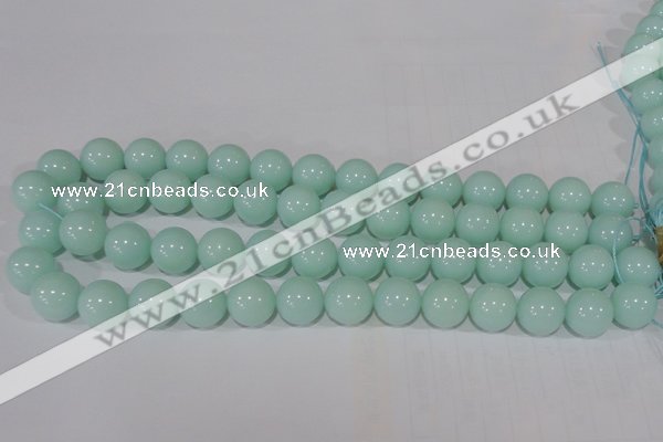 CTU2568 15.5 inches 14mm round synthetic turquoise beads