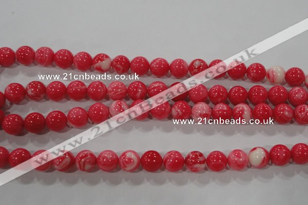 CTU2613 15.5 inches 10mm round synthetic turquoise beads