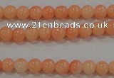 CTU2630 15.5 inches 3mm round synthetic turquoise beads