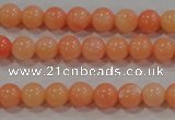 CTU2631 15.5 inches 4mm round synthetic turquoise beads