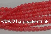 CTU2730 15.5 inches 4mm round synthetic turquoise beads