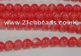 CTU2731 15.5 inches 6mm round synthetic turquoise beads