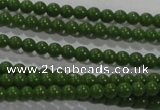 CTU2830 15.5 inches 2mm round synthetic turquoise beads