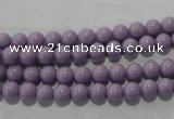 CTU2832 15.5 inches 5mm round synthetic turquoise beads