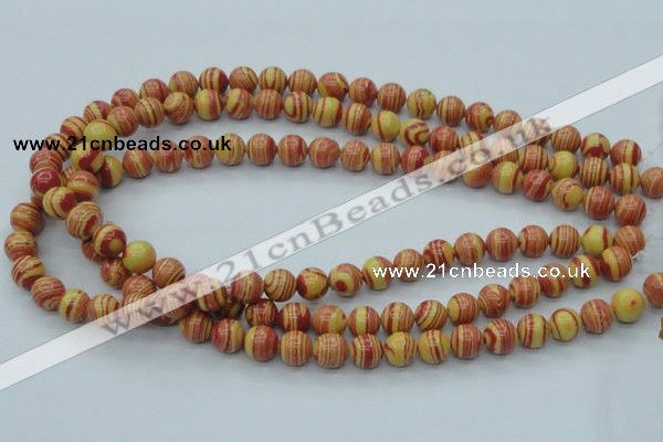 CTU287 16 inches 10mm round imitation turquoise beads wholesale
